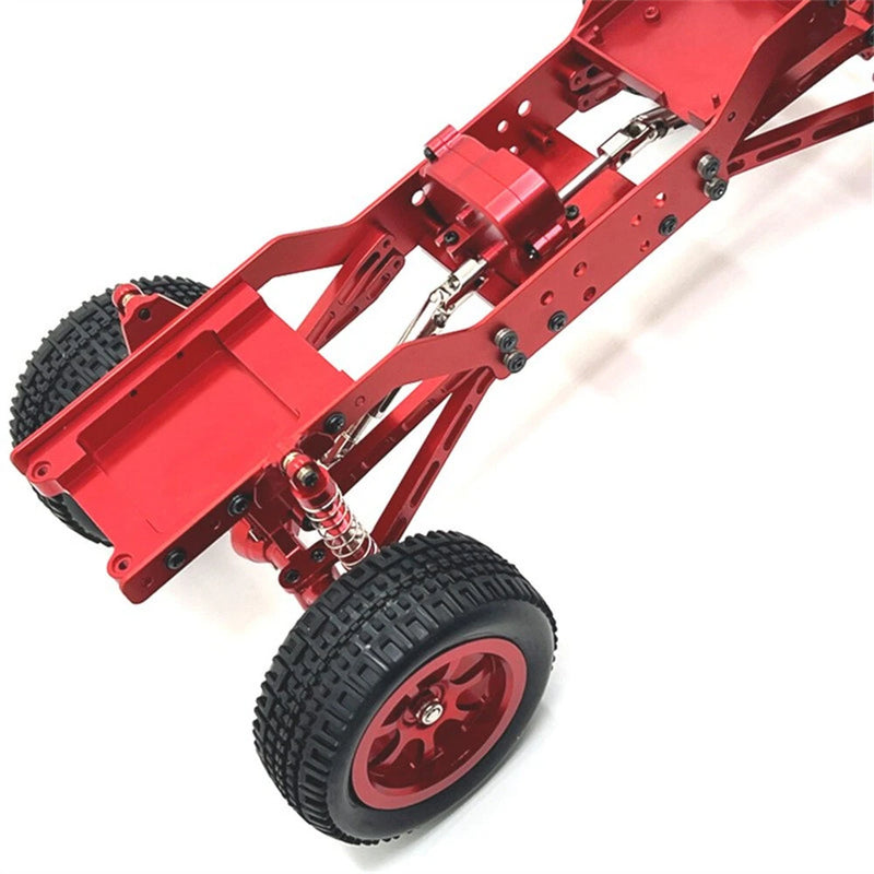 Upgraded Metal Frame Front Rear Door Axle for Land Rover MNRC MN168 1/12 RC Cars Vehicles Models Spare Parts Accessories