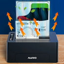 MAIWO K3082 USB3.0 Dual Bay Hard Drive Copier Efficient Heat Dissipation for 2.5" / 3.5" SATA Serial Port SSD Solid State Drive