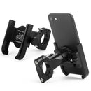 XANES 50-95mm Aluminum Alloy Bicycle Phone Holder 360 Rotatable Adjustable Extremely Firm Grip Mobile Handlebar Bracket for MTB Motorcycle Electric Vehicle