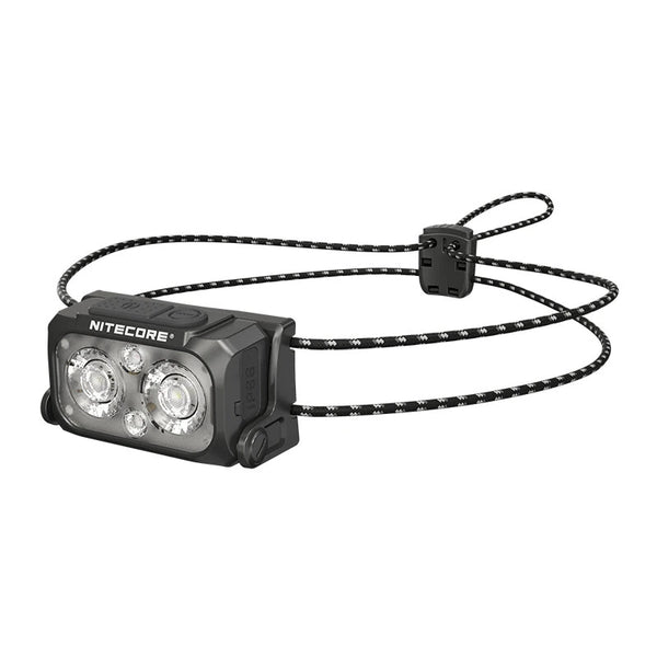 Nitecore NU25 MCT UL 400 Lumen USB-C Rechargeable Multi-Temperature Ultralight Headlamp Dual Beam USB-C Rechargeable LED Headlight Spotlight & Floodlight Head Flashlight