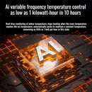 2 In 1 Multifunctional Desktop Humidifier Heater with Colorful Night Light Fast Heating Household Electric Heater for Home Bedroom Office