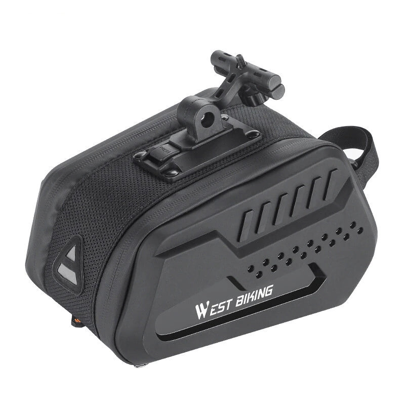 WEST BIKING 2.7L Large Capacity Waterproof Bike Bag Hard Shell MTB Road Bike Under Seat Tool Bag Quick Release Saddlebags Bike Accessories