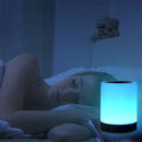 IPRee Touch Lamp LED Night Light for Bedrooms Living Room Portable Table Bedside Lamps Rechargeable Warm White RGB Light