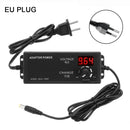 Excellway AC/DC Adjustable Power Adapter Supply 4-24V 2.5A 60W Speed Control Volt Display EU/US/AU/UK Plug
