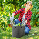 1PCS 5/10 Gallon Grow Bags Heav Duty Thickened Nonwoven Plant Fabric Pots With Handals