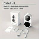 Intelligent Sensor Toothbrush Sanitizer Case UV Smart Toothbrush Sterilizer Toothbrush Holder With Intelligent Power Display Wall-Mounted Toothbrush Storage Rack Disinfection Toothbrush Storage Rack