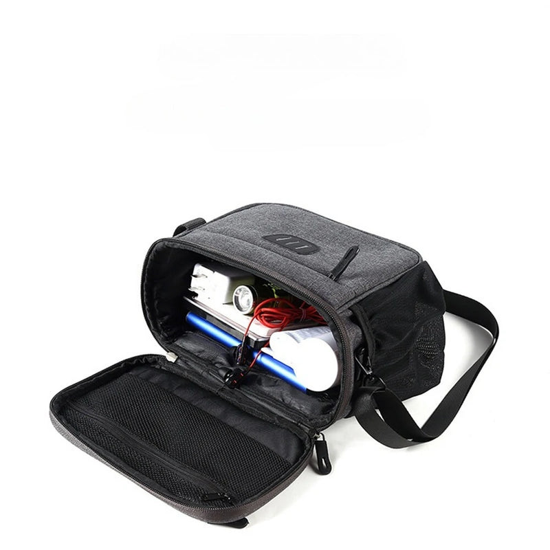 5L Bicycle Handlebar Bag Large Capacity Waterproof Phone Case Holder 6.7 Inches Touchscreen Cycling Package for MTB Road Bike