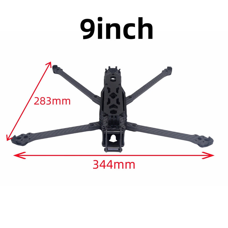Erdog 7 Inch 8 Inch 9 Inch 10 Inch Frame Kit Compatible with DJI O4 PRO / DJI O3 / VISTA / Analog for RC FPV Racing Drones