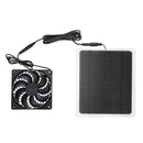 10W Photovoltaic Solar Panel High Speed Waterproof Exhaust Fan With Protective Net Suitable for Chicken Coop and Dog Kennel Shed