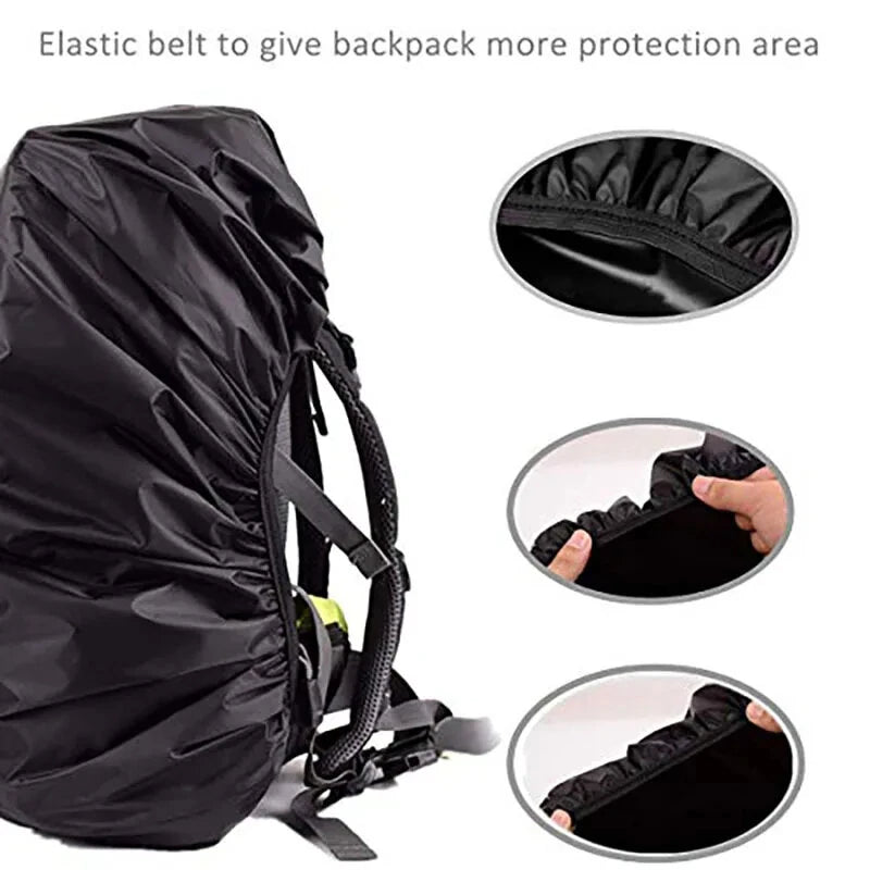 Waterproof 35-80L Rucksack Cover Backpack Bag Cover Rain Cover Perfect for Hiking Camping Traveling Cycling Outdoor Acclivities