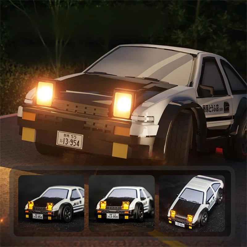 SMRC K14 RTR 1/64 2.4G 4WD Drift RC Car Mini Race LED Light Radio Control High-Speed Motor Full Proportional On-Road Racing Vehicle Model Boys Gifts Desktop Micro Toys
