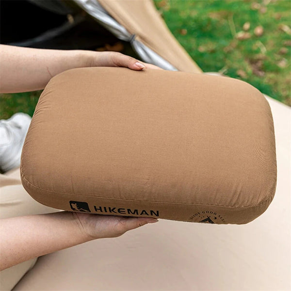 HIKEMAN Soft Slow Rebound Memory Foam Pillow Outdoor Camping Travel Cervical Pillow Portable NoonBreak Pillow Neck Support Pillow Comfortable Sleeping Pillow
