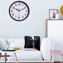 10 Inch Classic Quartz Decorative Clock No Ticking Silent Wall Clock Easy to Read Suitable for Room/Home/Kitchen/Bedroom