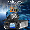 Chierda M520D DMR Digital Mobile Radio 25W VHF UHF Dual Band GPS bluetooth 5.1 Analog Digital Dual Mode Long Range 3000CH Professional Walkie Talkie with Hand Mic