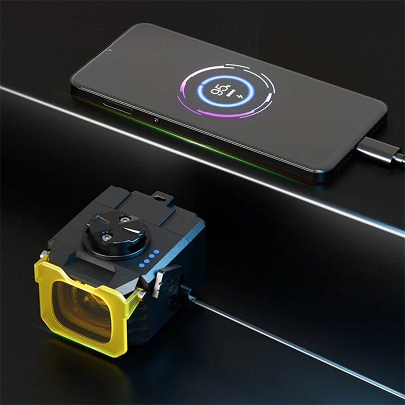 BIKIGHT Q4 1600LM Super Bright Bike Headlight 50W Output 2 in 1 Dual Distance Beam USB Rechargeable Mini LED Waterproof Bike Front Light with Wireless Remote for Night Riding