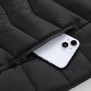 TENGOO HJ-15 Uniex Heated Jacket - 15 Heating Zones, USB Charging, Smart Thermal Warm Jacket, Motorcycle Heated Hooded Coat Outdoor Sportswear