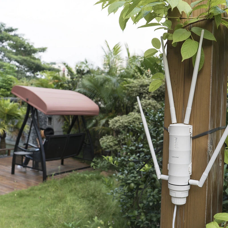 Wavlink AERIAL HD4 AC1200 Outdoor Router Dual Band High Power Wireless AP/ Range Extender Router with PoE and High Gain Antennas
