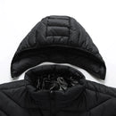 TENGOO 9 Zones Smart Electric Heated Jacket - 60s Fast Heating, USB Charging, Warm Outdoors Sports Thermal Coat Clothing Cotton Jacket