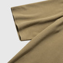 INCERUN Men Tshirts Male Loose Comfy Blouse Streetwear Casual Solid Color T-Shirts Leisure Half Sleeve Round Neck Tee Tops Summer S-3XL