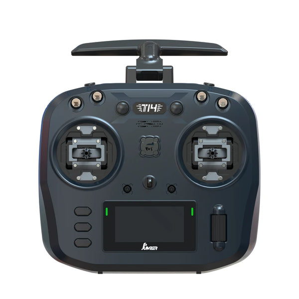Jumper T14 2.4GHz/915MHz 1W ELRS VS-M CNC Hall Sensor Gimbals 2.42" OLED Screen EdgeTX Radio Controller for FPV RC Racer Drone