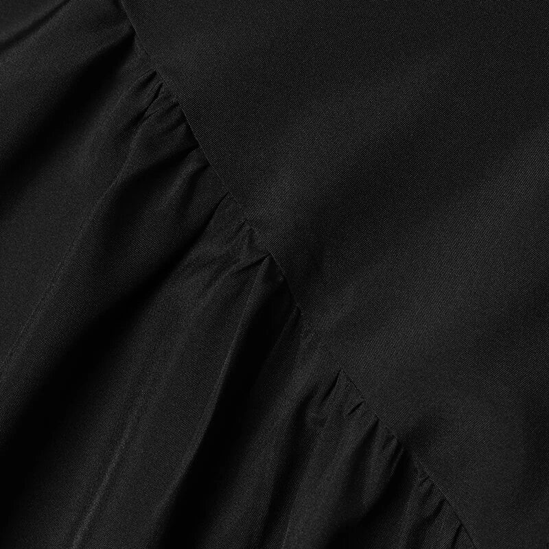 ZANZEA Women Abaya Casual Maxi A-Line Sundress Kaftans Lantern Sleeve O-Neck Plain Dress