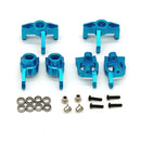 Upgraded Metal Rear Wheel Seat Steering Cup C Hub Set for Wltoys 124008 124010 144001 1/12 1/14 RC Cars Vehicles Models Spare Parts