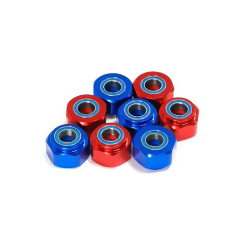 2PCS Upgrade Parts Accessories 12mm Aluminum Alloy Front Wheel Bearing Hexagonal Connector for TAMIYA DT03 1/10 RC Car Parts
