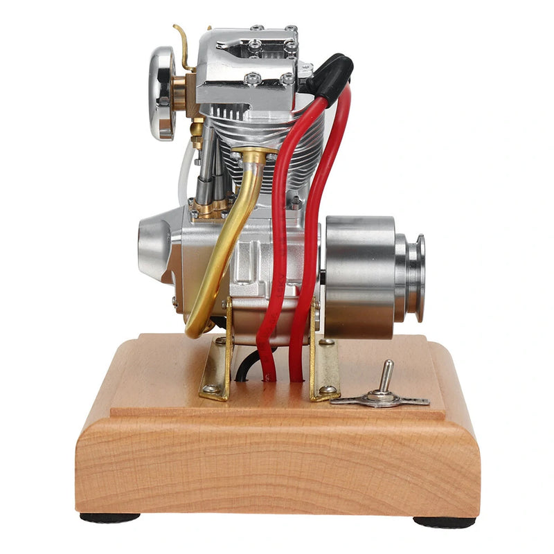 OKMO Shovel Head R31 V2 4.2CC V-Twin 2 Cylinder 4-Stroke Motorcycle Gas Engine Model ICE Ready to Run Science Discovery Toy