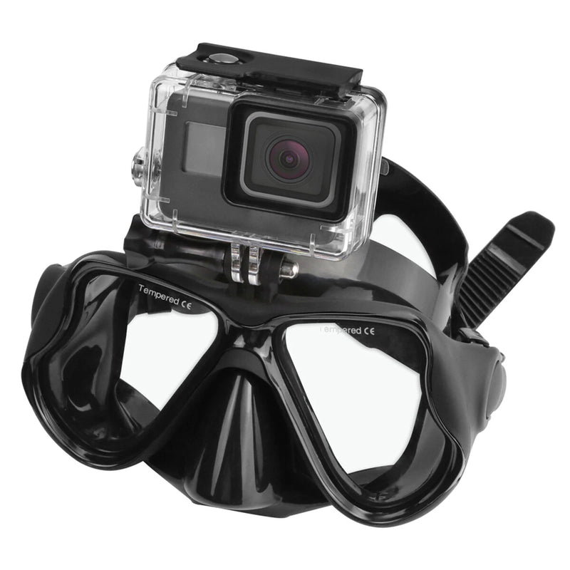 Snorkeling Gear For Adults 3 in 1 Adult Snorkel Set with Camera Mount &Earplugs 100% Dry Top Anti-Fog No Leak Professional Snorkel Mask Women&Men Swimming Scuba Diving
