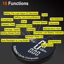 SunDing Wireless Bicycle Computer 16 Functions Waterproof Automatic Backlight Sensor Bike Speedometer Bicycle Odometer Stopwatch with Remote Control for MTB Road Cycle