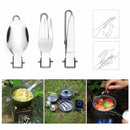 2~3 Person Camping Tableware Aluminum Nonstick Cookware Outdoor Cooking Pan Supplies Kettle Pot Pan Bowl Hiking Trip Picnic