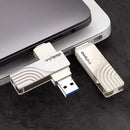 Lenovo Thinkplus TPCU301 Type-C3.1 & USB3.0 Flash Drive 256GB/128GB/64GB 100MB/s High Speed Pendrive Memory Stick Storage U Disk