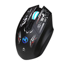 HXSJ T38 Dual-Mode Wireless Gaming Mouse RGB Lighting Silent Click 6 Buttons Adjustable DPI PAW3065 Sensor Type-C Rechargeable Mice for PC Laptop Computer