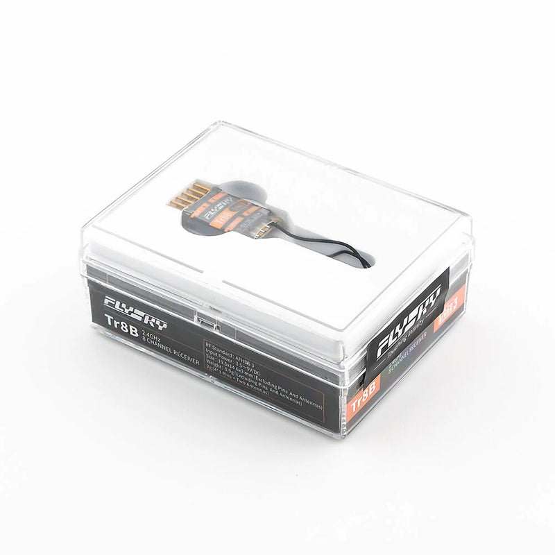 Flysky FS-TR8B 2.4GHz 8CH AFHDS 3 Micro Receiver PWM/PPM/i.BUS/S.BUS Output Support 2 Newport for FPV RC Drone Airplane Car Boat Robot