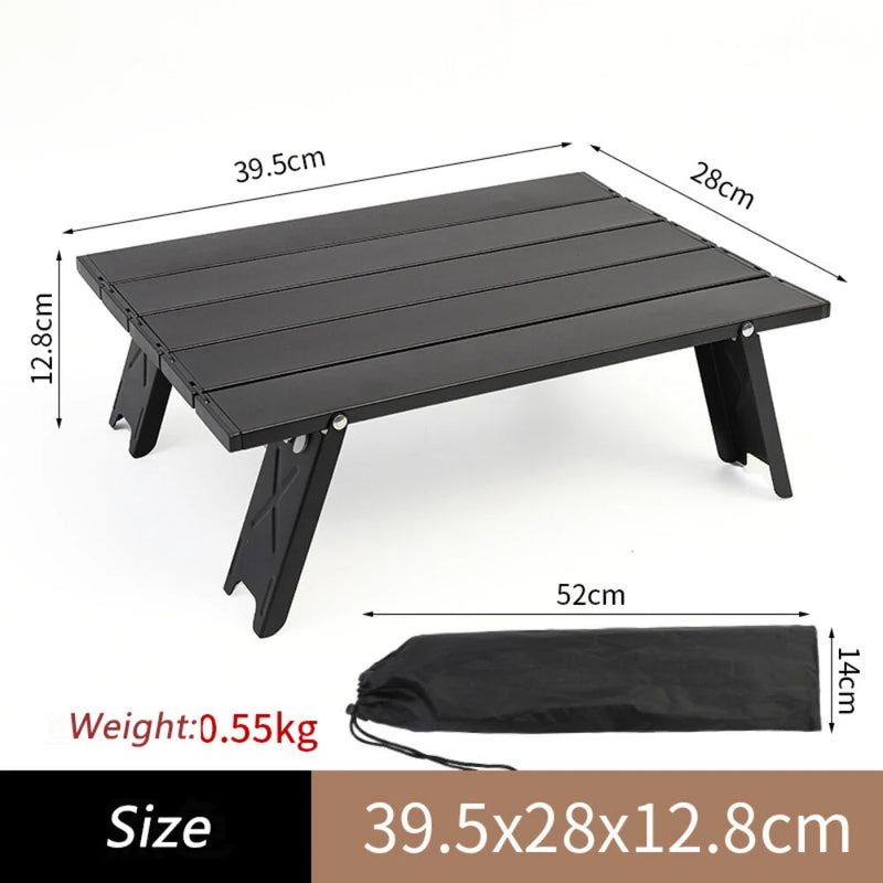 IPRee Ultralight Portable Folding Camping Table Foldable Outdoor Dinner Desk Aluminum Alloy Multifunction For Garden Party Picnic BBQ