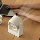 100 Speed Digital Display Electric Fan High Power Wind Desktop Up and Down Adjustable Fan Punch-Free Wall-Mounted USB Household Small Air Circulation Fan Adjustable Angle