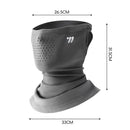 WEST BIKING Ear-hanging Thermal Cycling Mask Winter Breathable Windproof High Elastic Warm Neck Wrap for Cycling Skiing Climbing Outdoor Sports