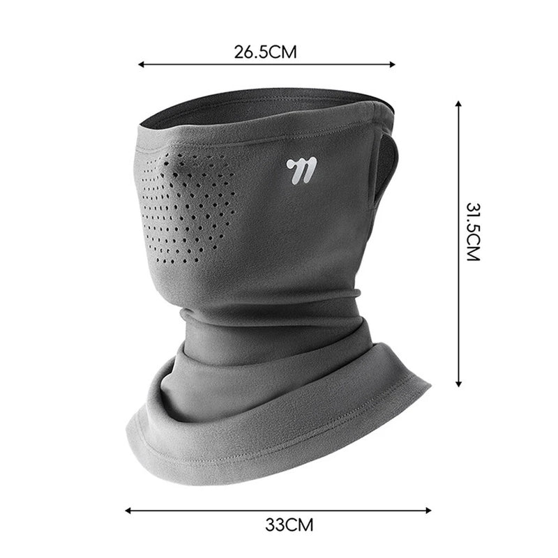 WEST BIKING Ear-hanging Thermal Cycling Mask Winter Breathable Windproof High Elastic Warm Neck Wrap for Cycling Skiing Climbing Outdoor Sports