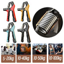 MACYO MA630 5-100kg Adjustable Electronic Counting Hand Gripper Double Thickness Spring Strength Trainer Comfortable Artificial Mechanics Grip Hand Exerciser