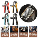 MACYO MA630 5-100kg Adjustable Electronic Counting Hand Gripper Double Thickness Spring Strength Trainer Comfortable Artificial Mechanics Grip Hand Exerciser