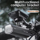WEST BIKING Aluminum Alloy Bicycle Computer Holder Adjustable Angle Mountain Bike Headlight Sports Camera Mount Handlebar Extended Bracket