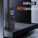Baofeng K5 Plus Dual Band High Power Walkie Talkie Long Range 2500mAh Rechargeable NOAA Two-way Radio Portable Transceiver EU Plug