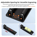 AlgoLaser Simple Rotary Roller Plug and Play for 5-100mm Diameter Objects Laser Engraving Parts Accessory