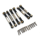Upgraded Metal Parts Adjustable Tie Rod for Gladiator 1/14 ZD Racing MT16 BX12 X12S JIUSI MT14R PT14R RC Cars Vehicles Models Spare Parts Accessories