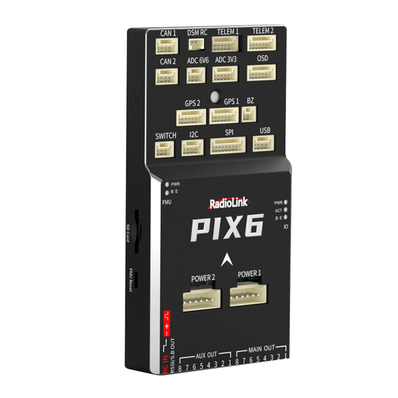 Radiolink PIX6 Open-source Flight Controller Built-in Dual Gyroscope Support ArduPilot for RC Multi-Rotor Drone Airplane Helicopter Car Boat