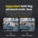 ROCKBROS SP350 Photochromic Cycling Goggles Anti-Fog HD Large-frame Lens Outdoor Sports UV400 Protection Sunglasses