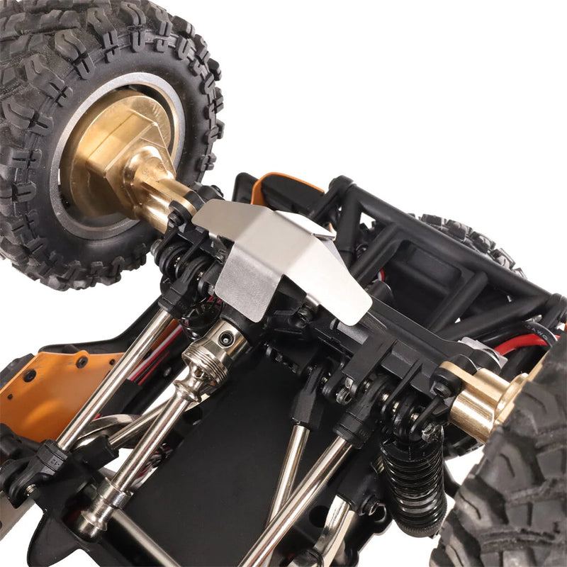 Upgrated Metal Accessories 304 Chassis Armor Kit for MJX 1/12 H12Y H12Y+ RC Car Vehicle Models Spare Parts