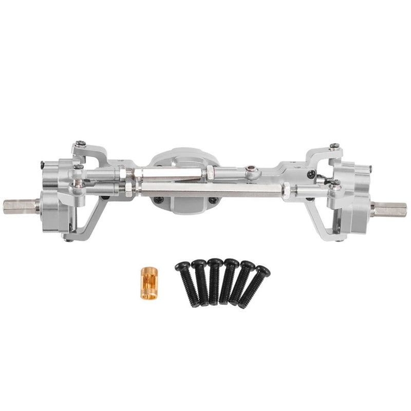 Upgraded Full Metal Front Rear Door Bridge Axle for JJRC C8815 1/10 Willys Army Truck Retro RC Car Vehicles Models Spare Parts Accessories