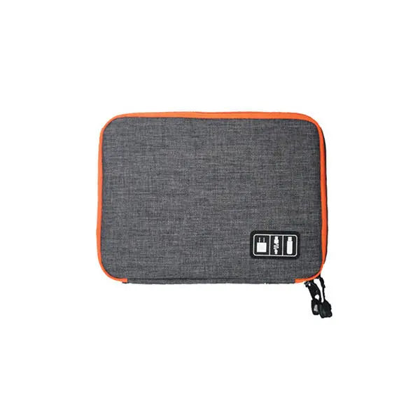 Honana HN-CB1 Double Layer Cable Storage Bag Electronic Accessories Organizer Travel Gear