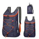 IPRee Multifunctional Outdoor Folding Backpack High Density Lightweight Waterproof Nylon Fabric Sports Bag for Camping Hiking Travel